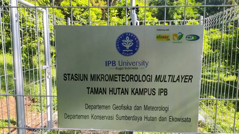 Kolaborasi PILI dan IPB University Luncurkan Stasiun Mikrometeorologi Multilayer untuk Hutan Tropis Indonesia